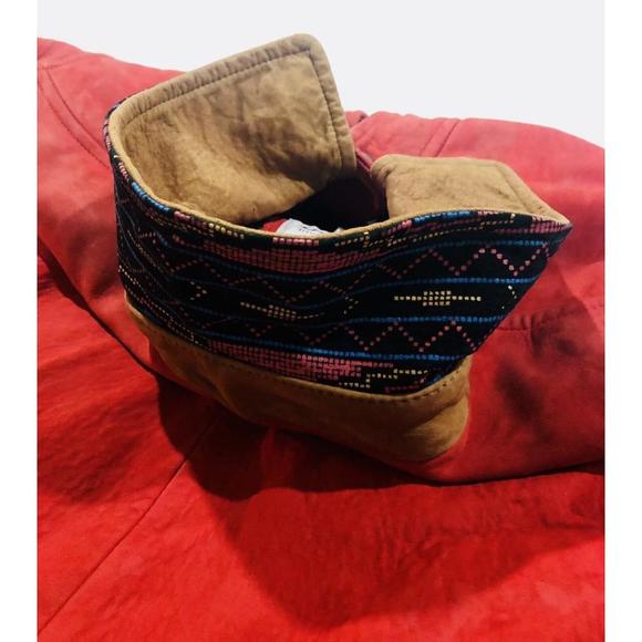 Lone Pine Women's Red Suede Leather Jacket Size M Reversible Collar Flip Cuffs - Picture 2 of 12